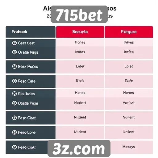 Comparativo de métodos de pagamento no 715bet